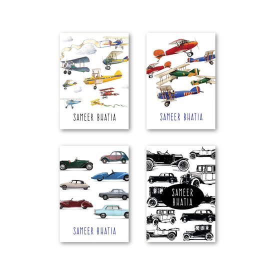 Vintage Cars Set of 40 Gift tags