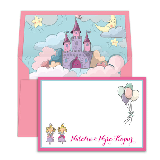 Two Little Princesses Notecard