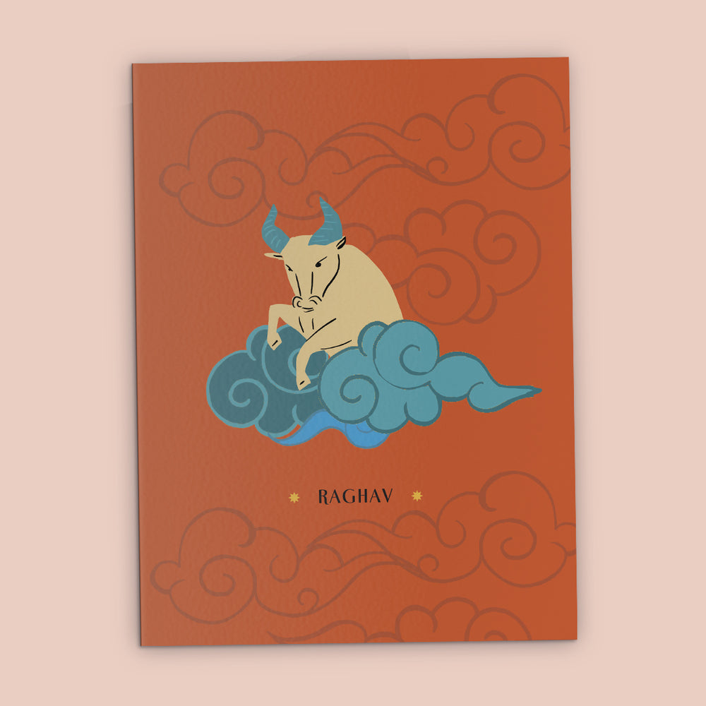 
                
                    Load image into Gallery viewer, Taurus Zodiac Personalised Folder
                
            