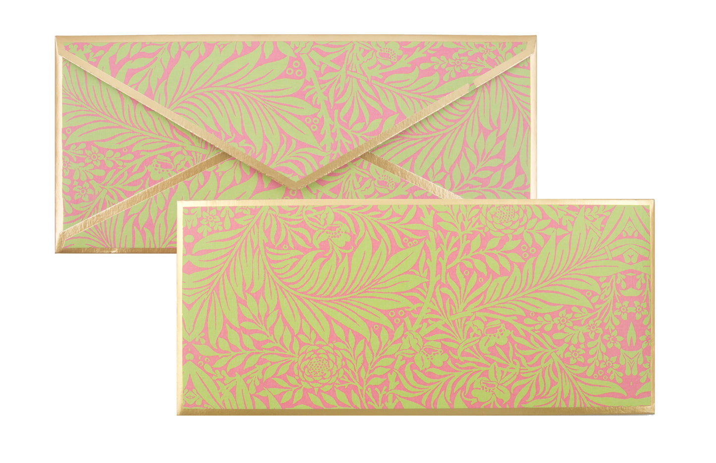 Load image into Gallery viewer, Floral Pink &amp;amp; Green Envelope
