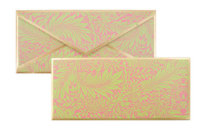 Floral Pink & Green Envelope