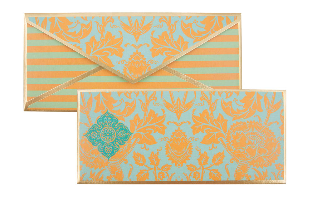 
                
                    Load image into Gallery viewer, Blue &amp;amp; Yellow Floral Envelope
                
            
