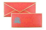 Parakeet Motif Blue Gift Envelope Customised