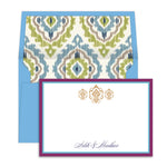 Ikat French Blue