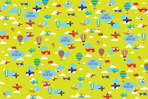 
                
                    Load image into Gallery viewer, Planes in the sky Customized 100 Wrapping Sheets
                
            