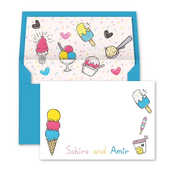Ice cream Notecards