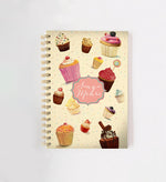Cupcake Personalised Doodle Book