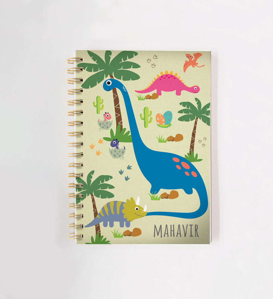 
                
                    Load image into Gallery viewer, Dinosaur Personalised Doodle Book
                
            