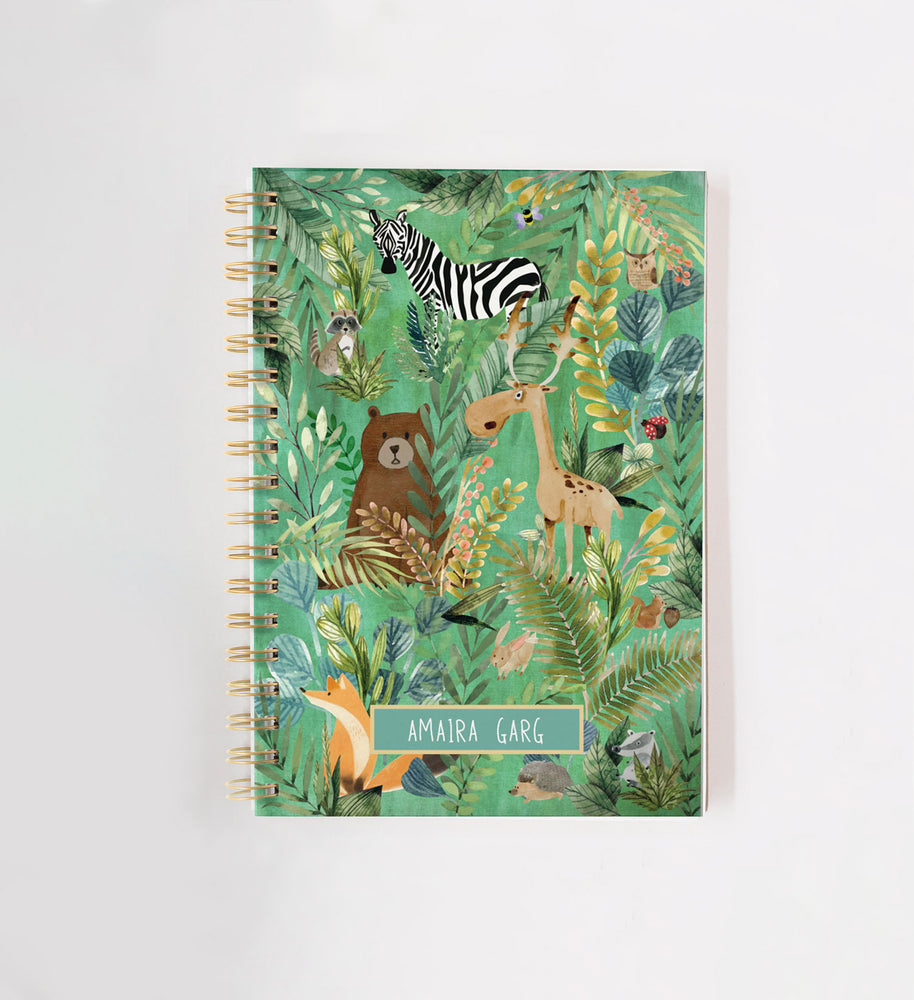 Friendly Forest Personalised Doodle Book