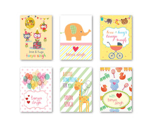 Adorable Party Set of 90 Gift tags
