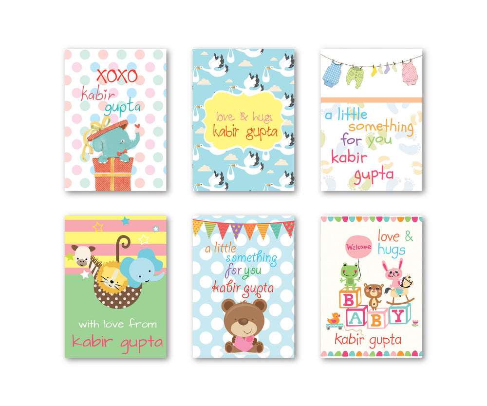 Baby Assorted Party Set of 90 Gift tags