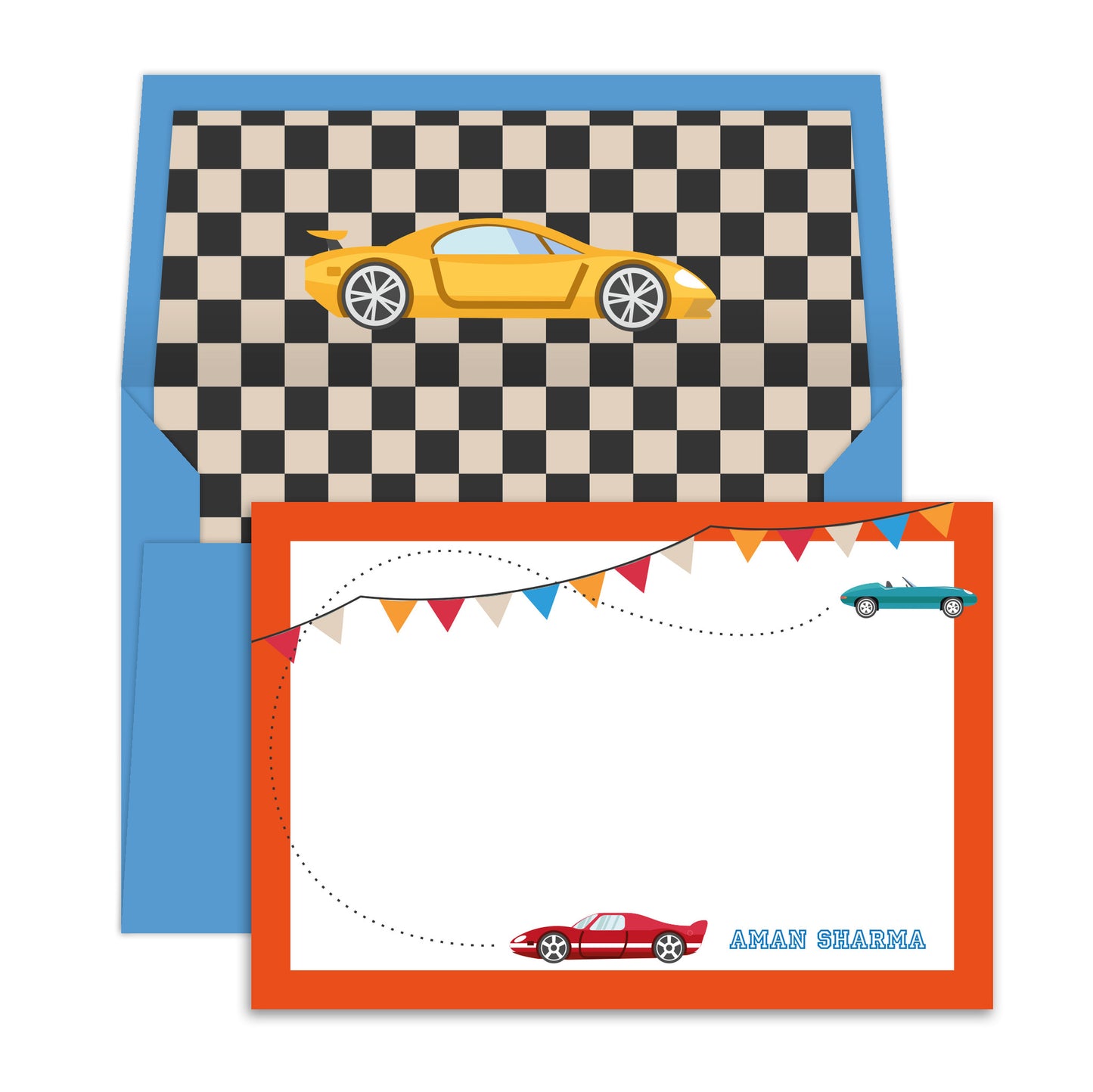Load image into Gallery viewer, Racecar Notecards
