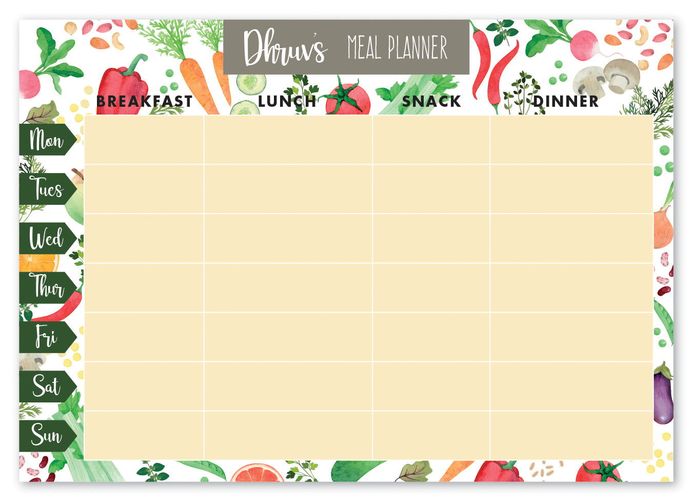 Load image into Gallery viewer, Daily Meal Planner
