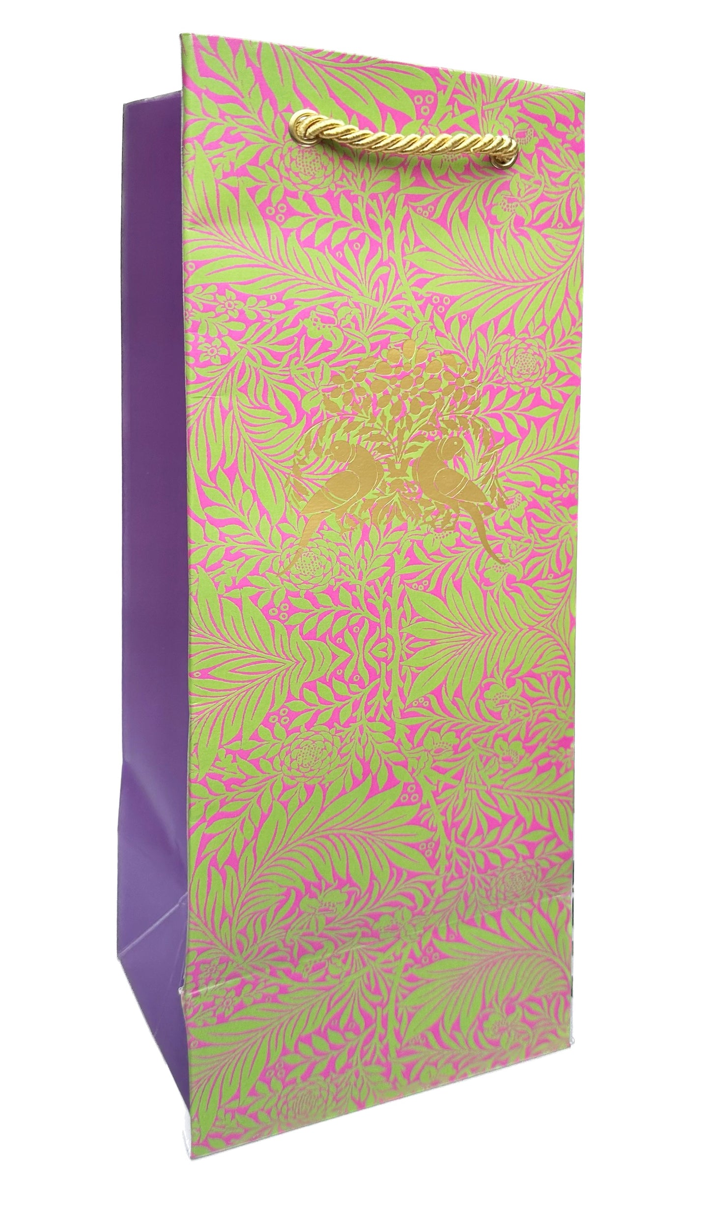Load image into Gallery viewer, Parakeet Purple Wine Bag
