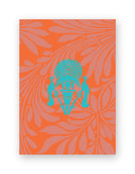 Royal Motif Orange Box of Gift Tags