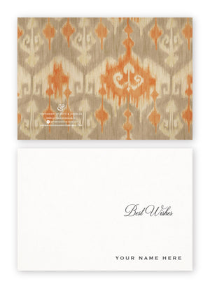 
                
                    Load image into Gallery viewer, Khaki Ikat Box of Gift Tags
                
            