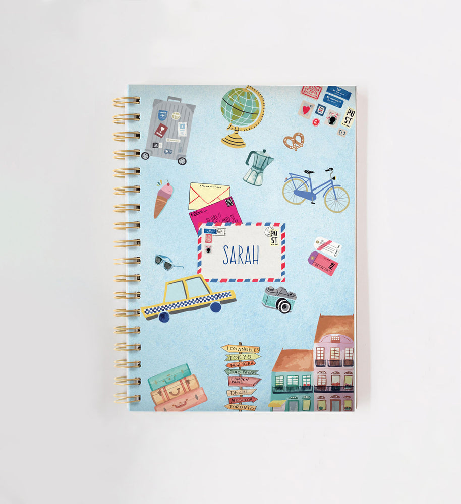 Travel Personalised Doodle Book