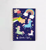 Unicorn & Rainbow Personalised Doodle Book